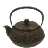 Best MIYA Company Cast Iron Teapot Gold Black Chrysanthemum