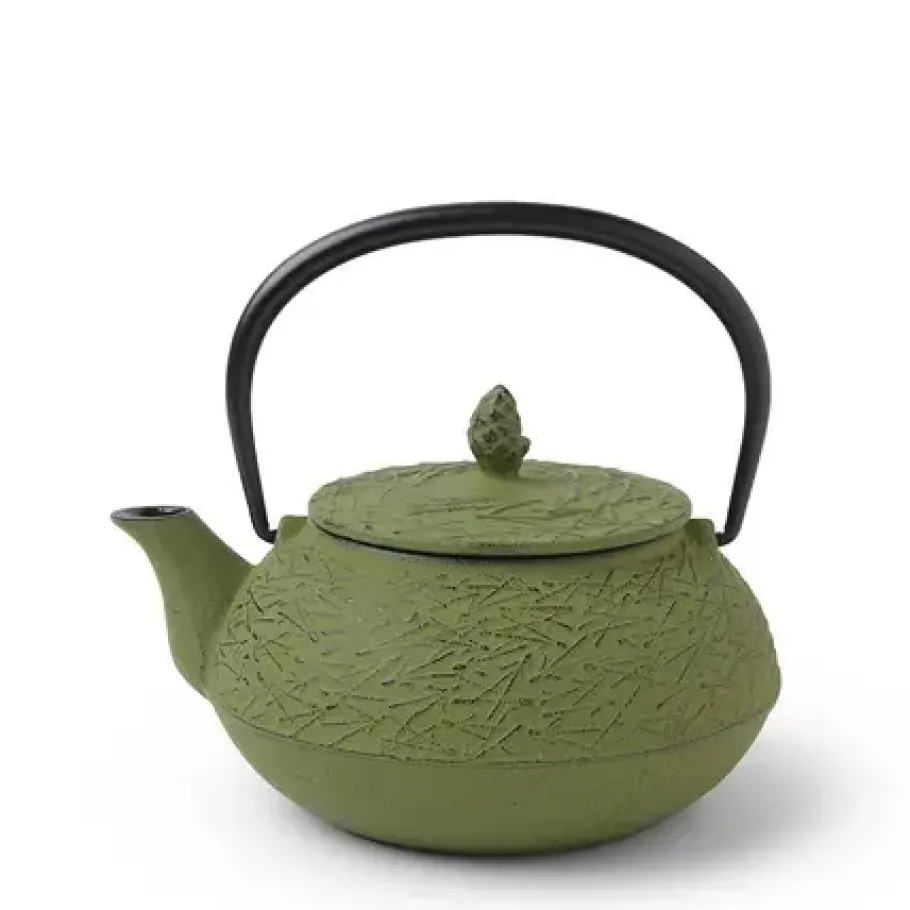 New MIYA Company Cast Iron Teapot Grass Pine Needle 0.65L