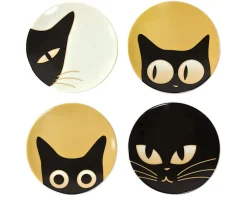 Hot MIYA Company Cat Eyes 3.5" Mini Plate Set