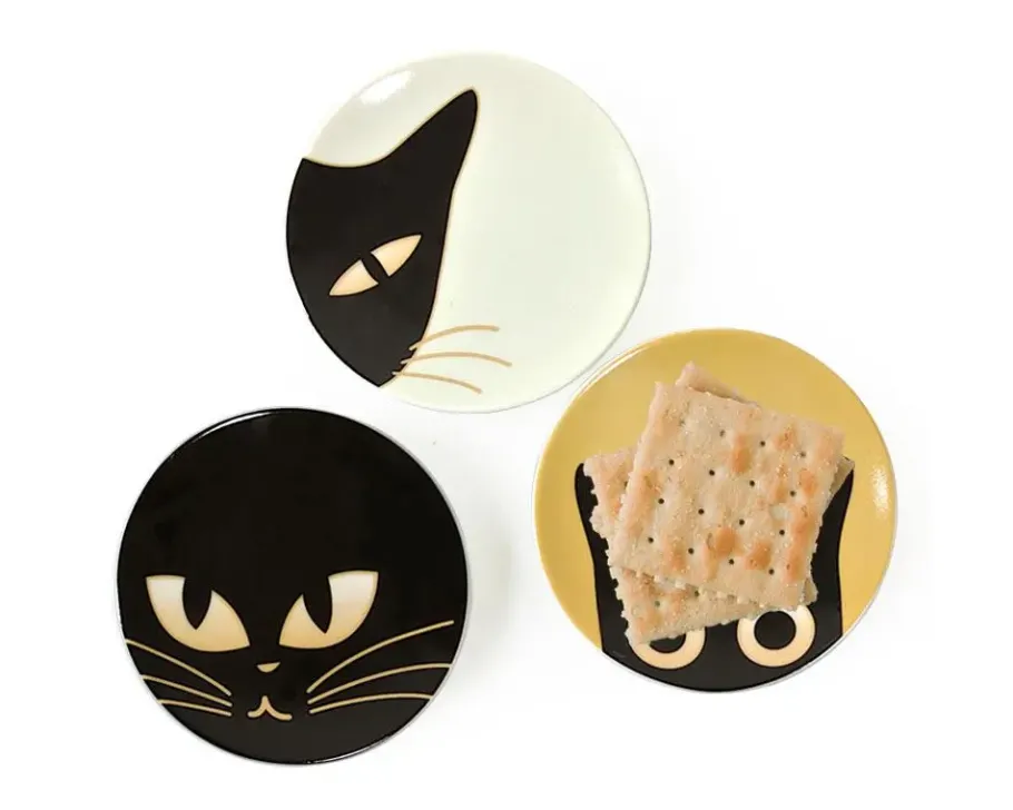 Hot MIYA Company Cat Eyes 3.5" Mini Plate Set