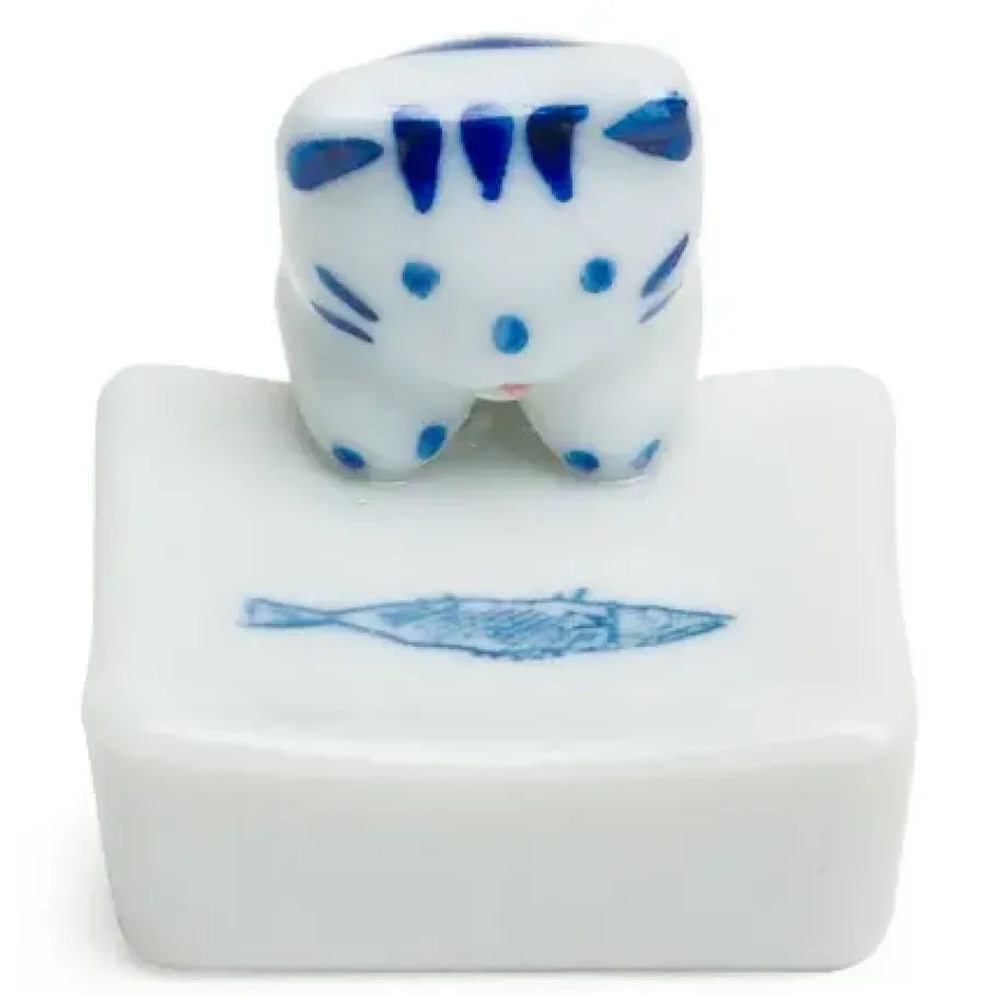 Online MIYA Company Cat & Fish Chopstick Rest