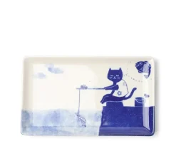 Outlet MIYA Company Cat Gone Fishing Plate