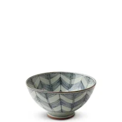 Sale MIYA Company Celadon Chevron 4.5" Rice Bowl