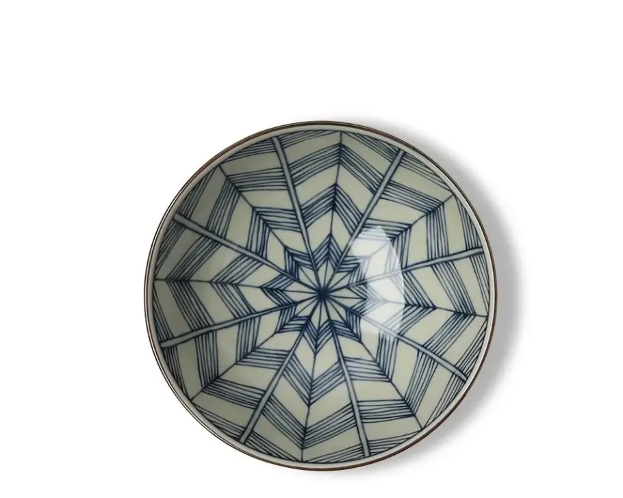 Outlet MIYA Company Celadon Chevron 5.5" Rice Bowl