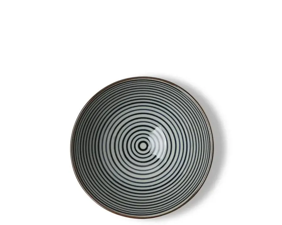 New MIYA Company Celadon Stripes 4.5" Rice Bowl