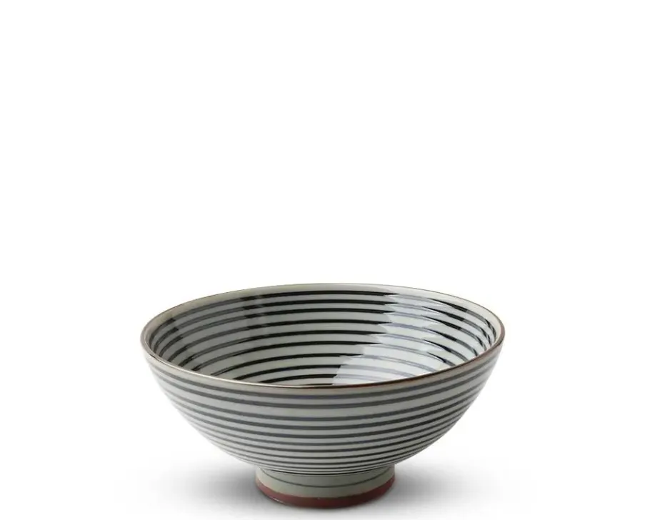 Hot MIYA Company Celadon Stripes 5.5" Rice Bowl