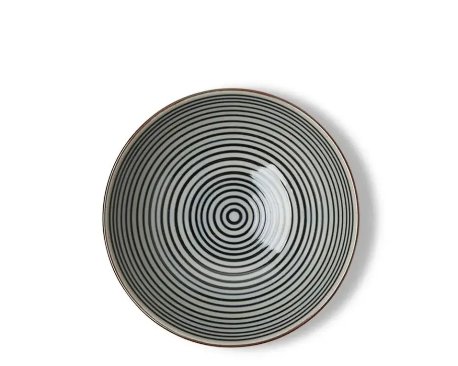 Hot MIYA Company Celadon Stripes 5.5" Rice Bowl