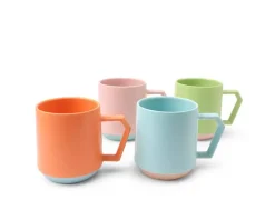 Online MIYA Company Chips 12 Oz. Mug Pastel Green