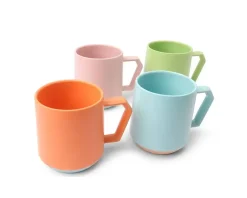 Online MIYA Company Chips 12 Oz. Mug Pastel Green