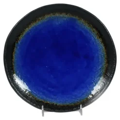 Online MIYA Company Cobalt Blue 9.5" Round Plate