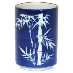 Clearance MIYA Company Cobalt Blue Sasa 8 Oz. Teacup