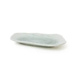Best MIYA Company Coral Blue Rectangular Plate