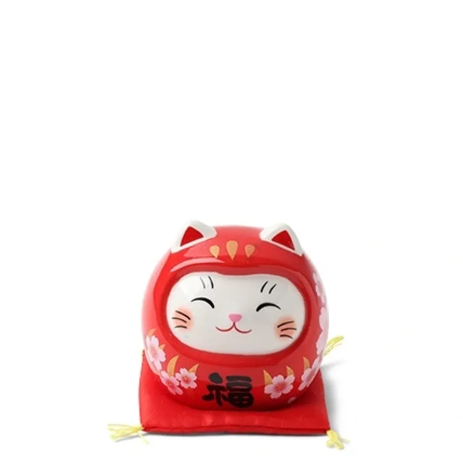 Sale MIYA Company Daruma Fortune Cat Figurine