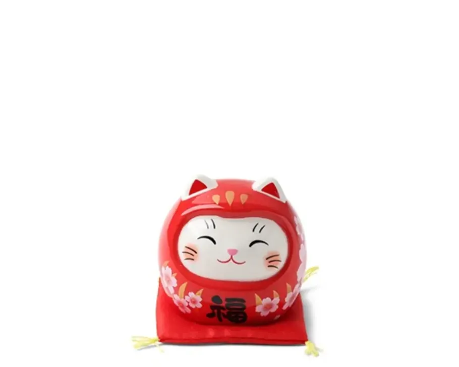 Sale MIYA Company Daruma Fortune Cat Figurine