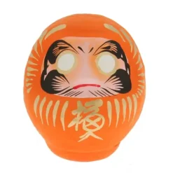 Clearance MIYA Company Daruma Orange Rebirth 3-3/4"