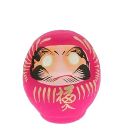 Best MIYA Company Daruma Pink Love 3-3/4"