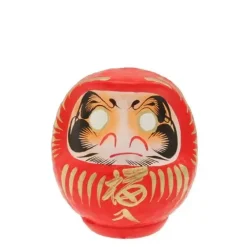 New MIYA Company Daruma Red Good Fortune 4-3/4"