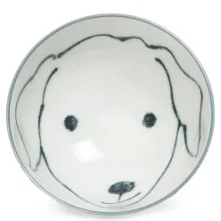 New MIYA Company Dog Days 4.5" Rice Bowl - Labrador