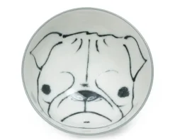 Best MIYA Company Dog Days 4.5" Rice Bowl - Pug