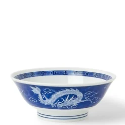 Best MIYA Company Dragon Blue 8.5" Bowl
