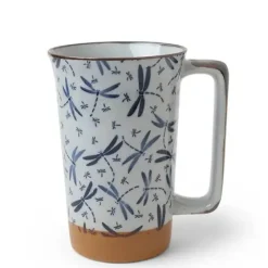 Clearance MIYA Company Dragonflies 12 Oz. Tall Mug