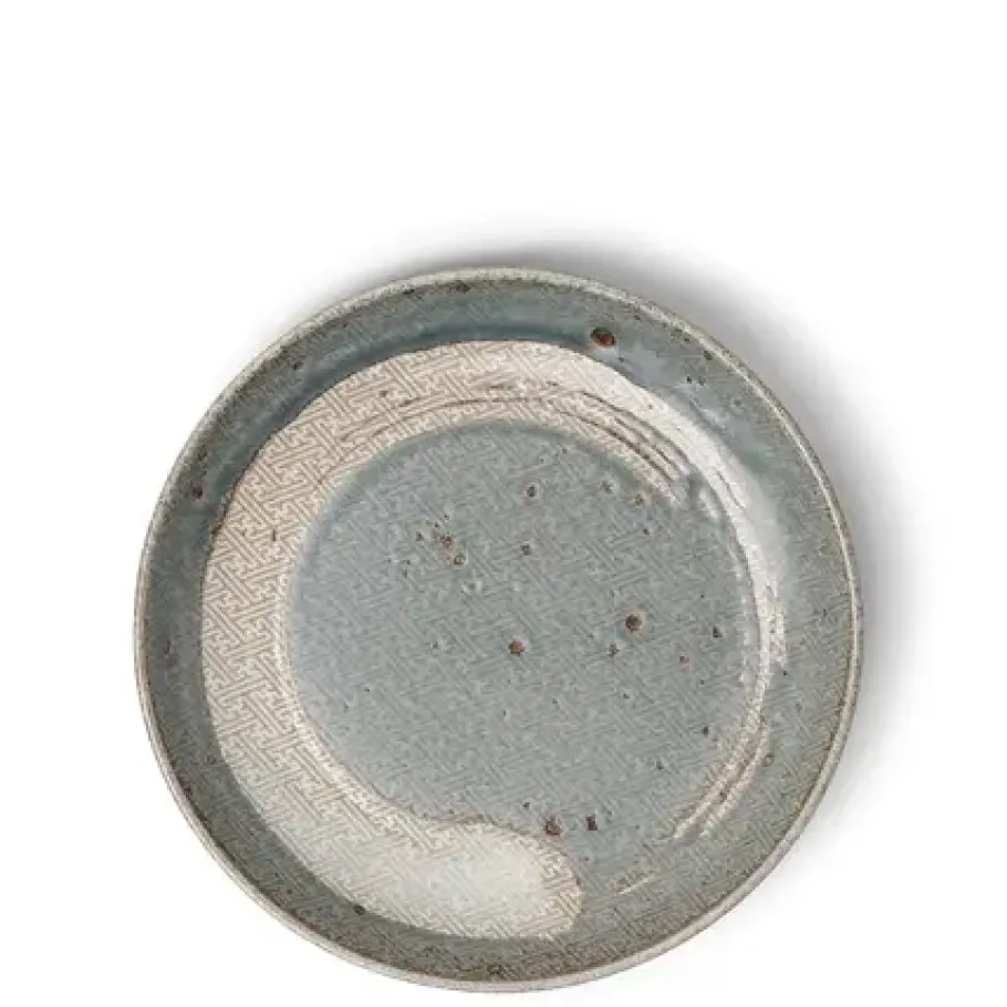 New MIYA Company Enso Green Plate 6-1/8"