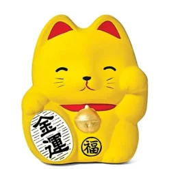 Outlet MIYA Company Feng Shui Fortune Cat Bank - Yellow