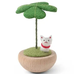 Clearance MIYA Company Figurine Clover & Fortune Cat