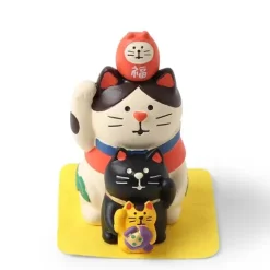 Outlet MIYA Company Figurine Fortune Cat Stack