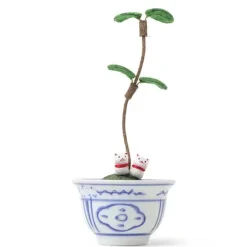 Discount MIYA Company Figurine Potted Plant Fortune Cats