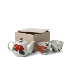 Clearance MIYA Company Floral Fall Tea Set
