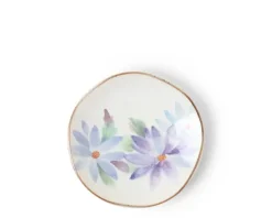 Sale MIYA Company Floral Mini Plate Blue