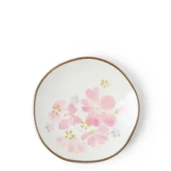 New MIYA Company Floral Mini Plate Cherry Blossom