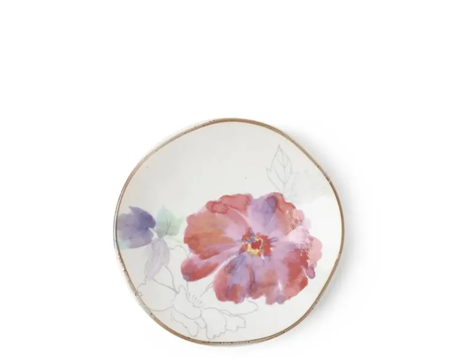 Online MIYA Company Floral Mini Plate Purple