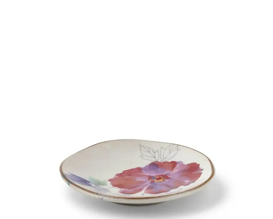 Online MIYA Company Floral Mini Plate Purple