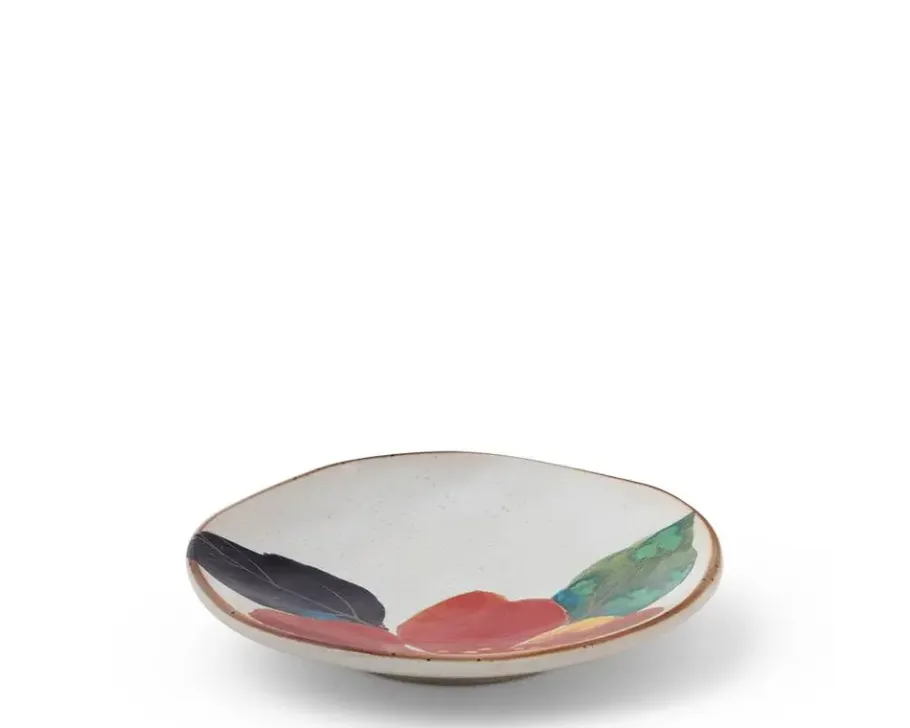 New MIYA Company Floral Mini Plate Red