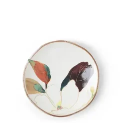 Discount MIYA Company Floral Mini Plate White