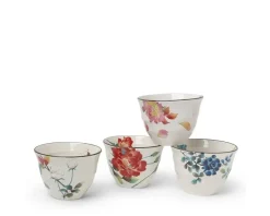Best MIYA Company Floral Summer 7 Oz. Teacup Set