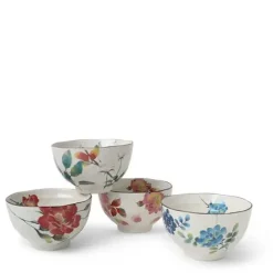 Outlet MIYA Company Floral Summer Rice Bowl Set