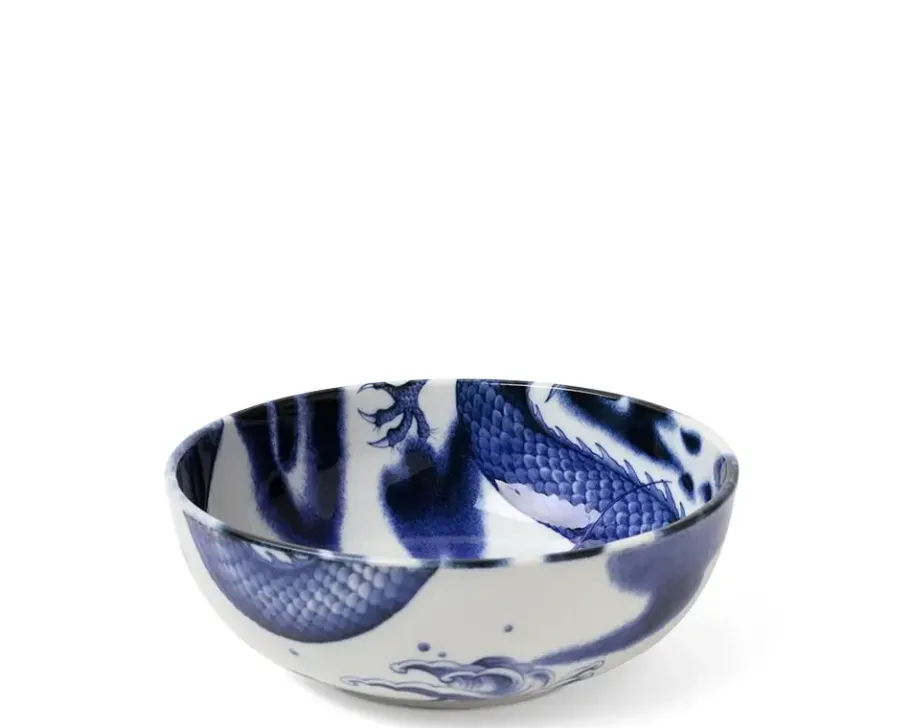 Clearance MIYA Company Flying Dragon 7.75" Serving Bowl