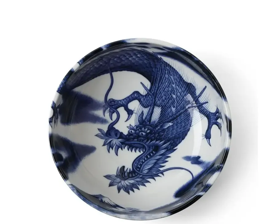 Clearance MIYA Company Flying Dragon 7.75" Serving Bowl