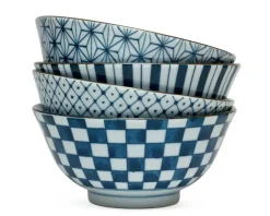 Outlet MIYA Company Four Pattern 6" Bowl Set