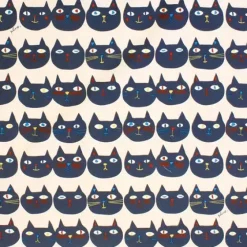 Clearance MIYA Company Furoshiki Cats 20" Sq.