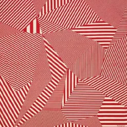 Outlet MIYA Company Furoshiki Pattern Stripes Red 38.75" Sq.