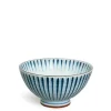 Outlet MIYA Company Hamon Blue Tokusa 4.5" Rice Bowl