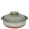 New MIYA Company Hana-Mishima Donabe Casserole, 74 Oz.