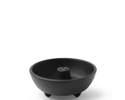 Clearance MIYA Company Incense Holder Black Center Cone