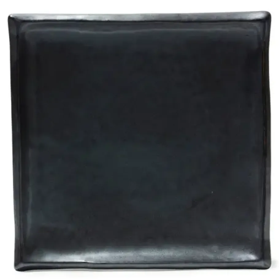 New MIYA Company Iron Glaze 9" Sq. Plate