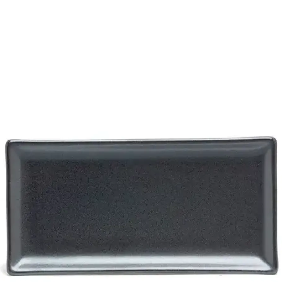 Clearance MIYA Company Iron Glaze 8.75" X 5" Plate