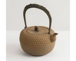 Clearance MIYA Company Iwachu Kettle Tetsubin Gravel Turtleshell Brown